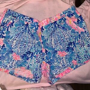 Lilly Pulitzer Colorful Floral Print Shorts